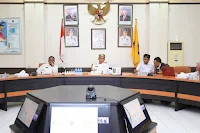 Pj. Wali Kota Mengikuti secara Daring Rapat Penyelesaian Penataan Tenaga Non-ASN