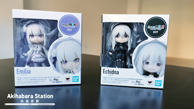 Review de las Figuarts Mini Echidna y Emilia de Re:Zero - Tamashii Nations