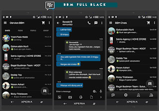 Download BBM Mod Black v3.3.1.24 Apk Update Terbaru 2017