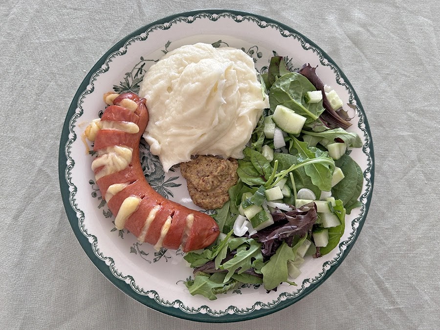 Ugnskorv med potatismos