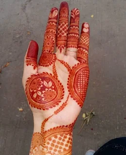 Simple mehndi design