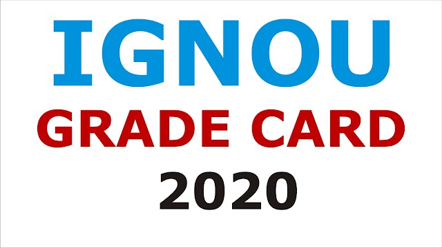 IGNOU Grade Card 2020   