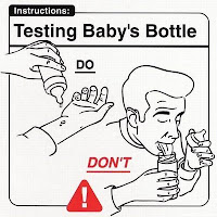 Instruction Number Sixteen: Testing Baby's Bottle