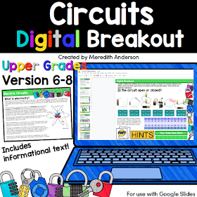 https://www.teacherspayteachers.com/Product/Electric-Circuits-Digital-Breakout-Distance-Learning-5389336