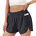 Blooming Jelly Womens Quick-Dry Running Shorts Sport Layer Elastic Waist Active Workout Shorts with Pockets 1.75"