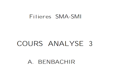 Cours analyse 3 smi sma s2 FSDM , Fonctions derivables, Formules de taylor et applications, Developpements limites et applications , Courbes parametrees , Courbes polaires