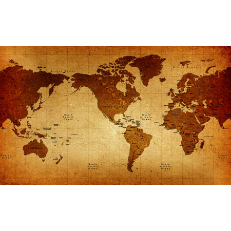  World  on Old World Map Jpg
