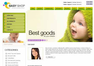 Baby Shop - Template Blog Toko Online