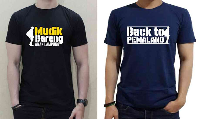 kaos pulang kampung mudik