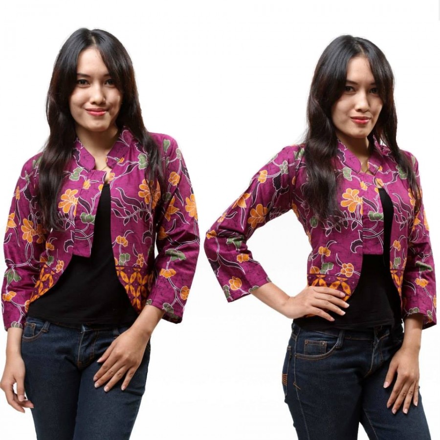 15 Cardigan Batik Wanita  Modern 2019 1000 Model  Baju  