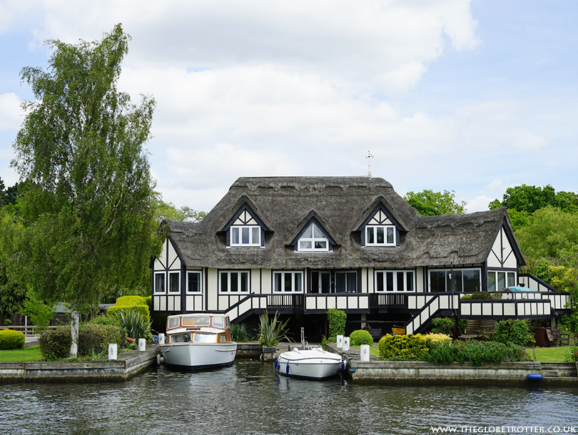 The village of Horning in Norfolk Broads