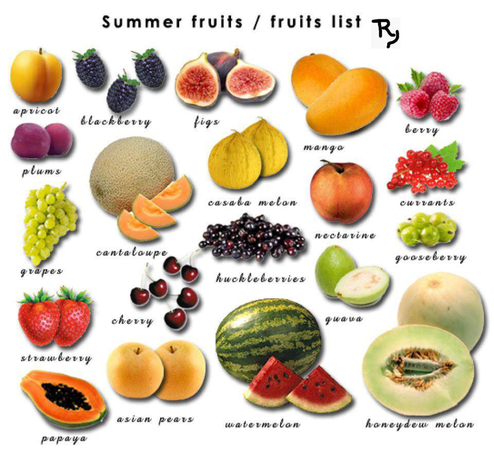 Try2ReachGoal: Summer Fruits List