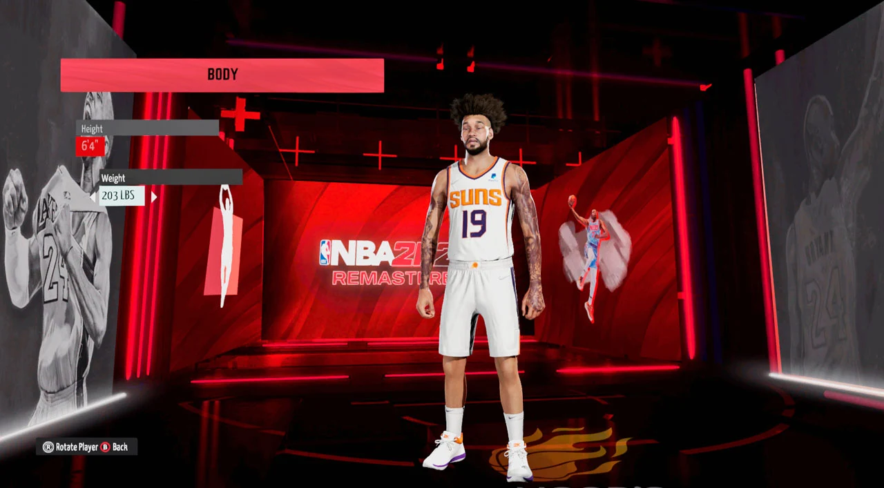 NBA 2K22 Fictional Player Cyberface