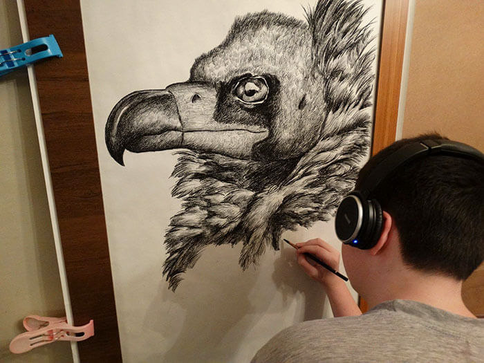 16-Year-Old Artist Has Been Drawing Since He Was Two And Here Are His Amazing Illustrations