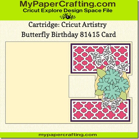 cricut artistry butterfly birthday 81415 card-450