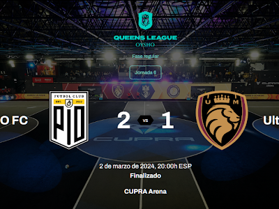 Duelo en la Queens League: Pio vs. Ultimate Móstoles