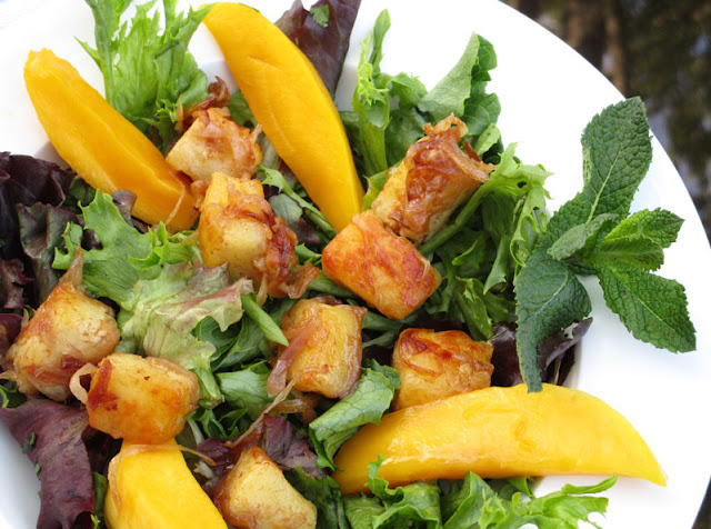 Tamarind Paneer and Mango Salad