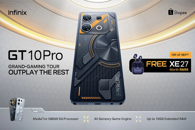 Infinix GT 10 Pro Officially In Malaysia On 12 September 2023