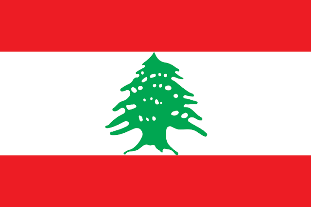 Bendera negara Lebanon