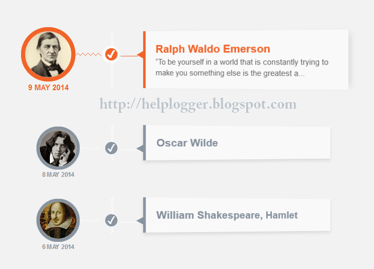 Responsive CSS Timeline with 3D Effect for Blogger Posts responsive CSS timeline, customize blogger posts