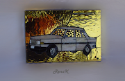 Αυτοκίνητο ψηφιδωτός πίνακας - Mosaic car panel