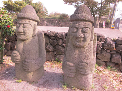 Hareubang Grandfather Statues