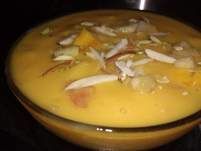 Mango Custard Recipe