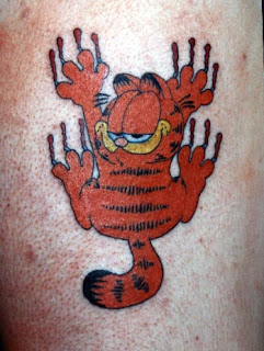 Garfield Tattoo Ideas - Garfield Tattoo Design Photo Gallery