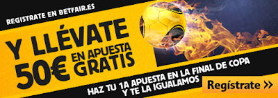 betfair bono 50 euros copa del rey