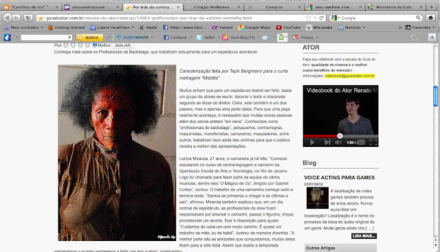 Site do Guia do Ator na web - cliquem na foto para a entrevista na íntegra