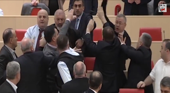 WATCH Georgian Lawmakers Box Themselves This Past Boxing Day[VIDEO]