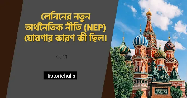 লেনিনের নতুন অর্থনৈতিক নীতি (NEP) ঘোষণার কারণ কী ছিল।