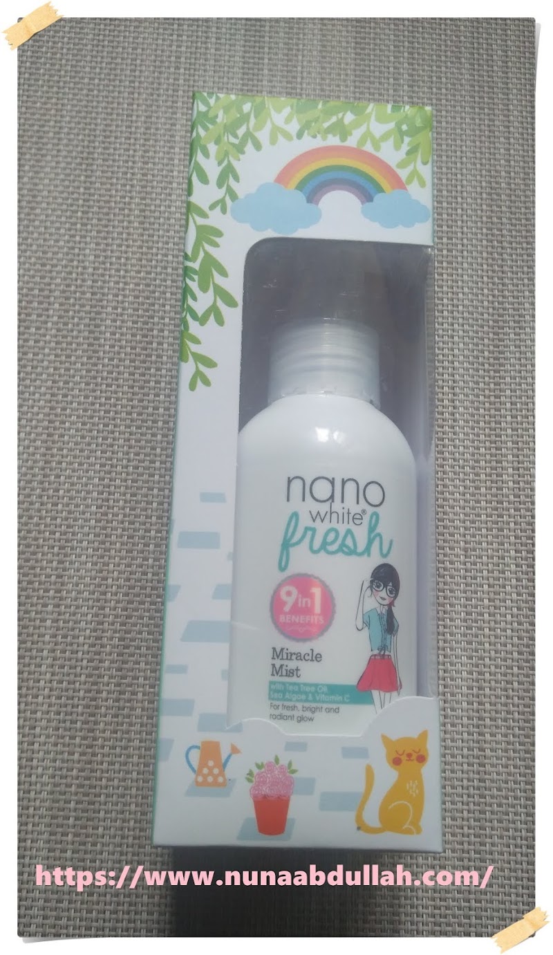 FACEMIST  NANO FRESH WHITE UNTUK KULIT SIHAT,CERAH DAN SEGAR SEPANJANG MASA