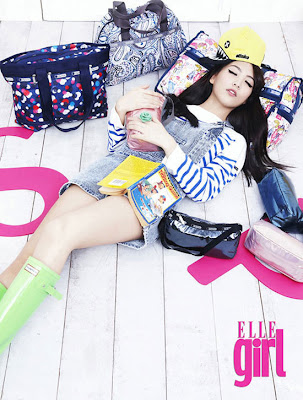 Kang Ji Young- Elle Girl Photoshoot