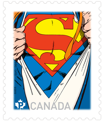 2013 Canada Post - Superman 75th Anniversary - Man of Steel #1 (1986)