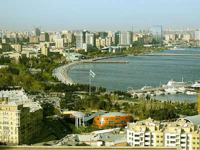 objek wisata Baku Boulevard Azerbaijan