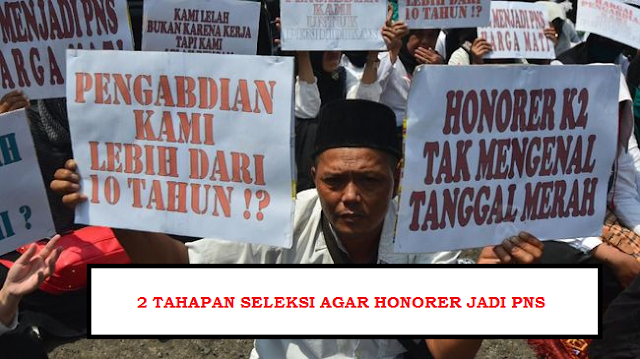 2 Tahapan Seleksi Agar Honorer Jadi PNS