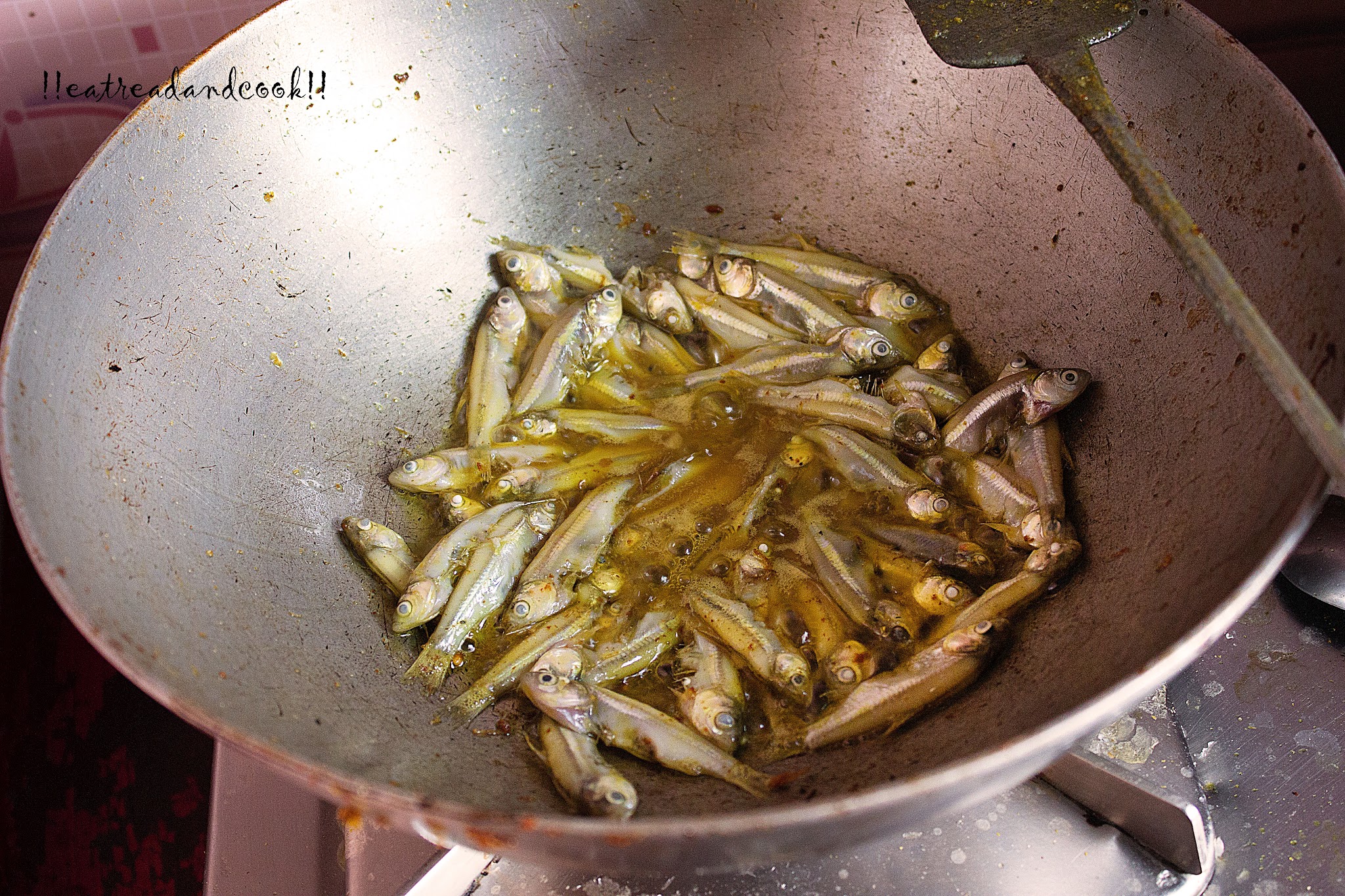 Mourala Maach Bhaja mola fish fry recipe