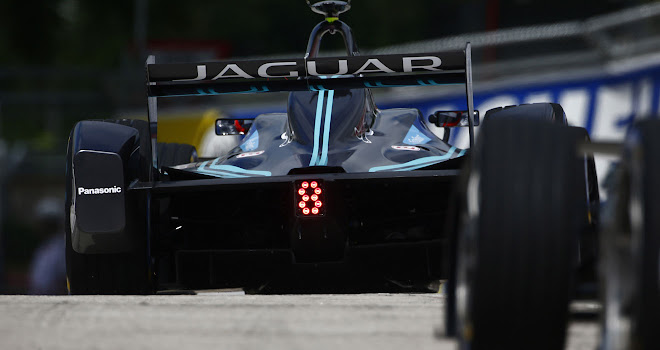 Photo: Formula E Jaguar racing car