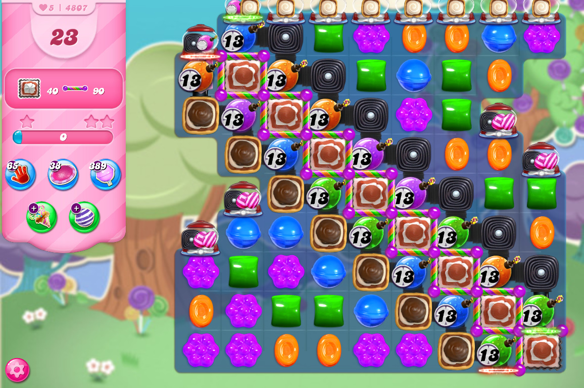 Candy Crush Saga level 4807