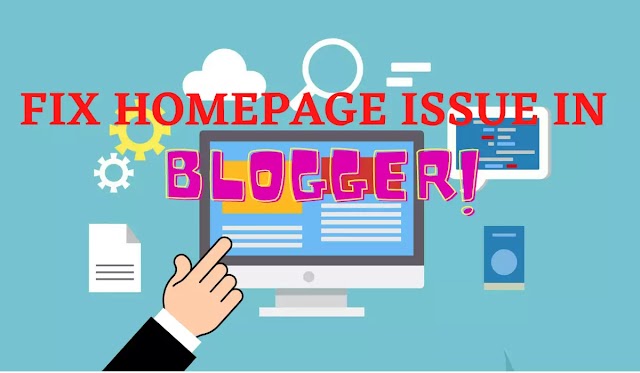 How to fix home page thumbnail issue in Blogger?