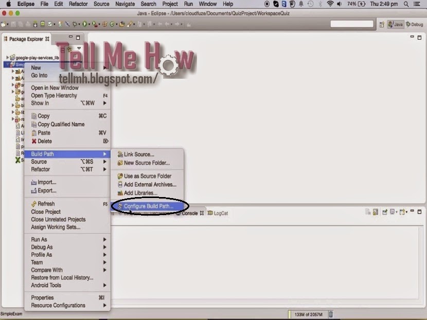 how to create Android Application