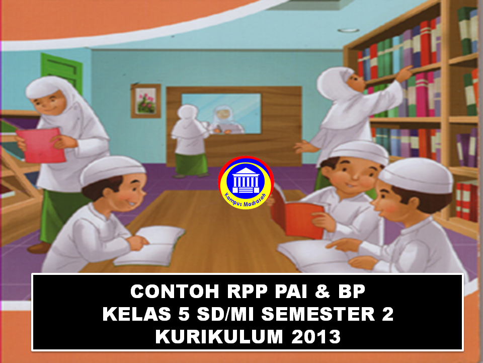 Contoh RPP 1 Lembar Kelas 5 SD/MI