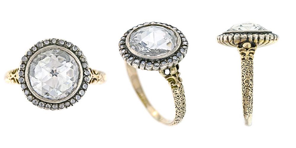 One of my favorite vintageantique engagement rings is owned by my ...