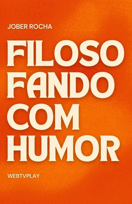 Capa da antologia Filosofando com Humor, de Jober Rocha