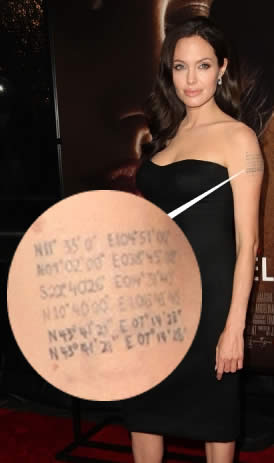 Angelina Jolie s tattoo