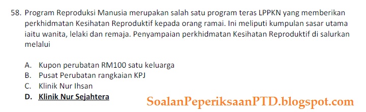 Koleksi Contoh Soalan Peperiksaan Pegawai Tadbir 