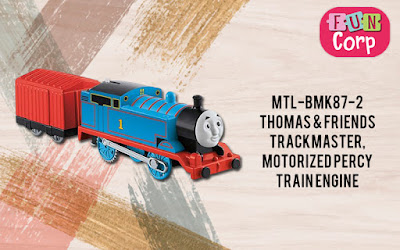 MTL-BMK87-2 THOMAS & FRIENDS TRACKMASTER, MOTORIZED PERCY TRAIN ENGINE
