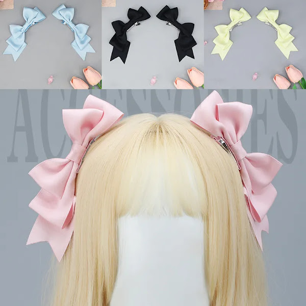 Sweet Lolita head bows