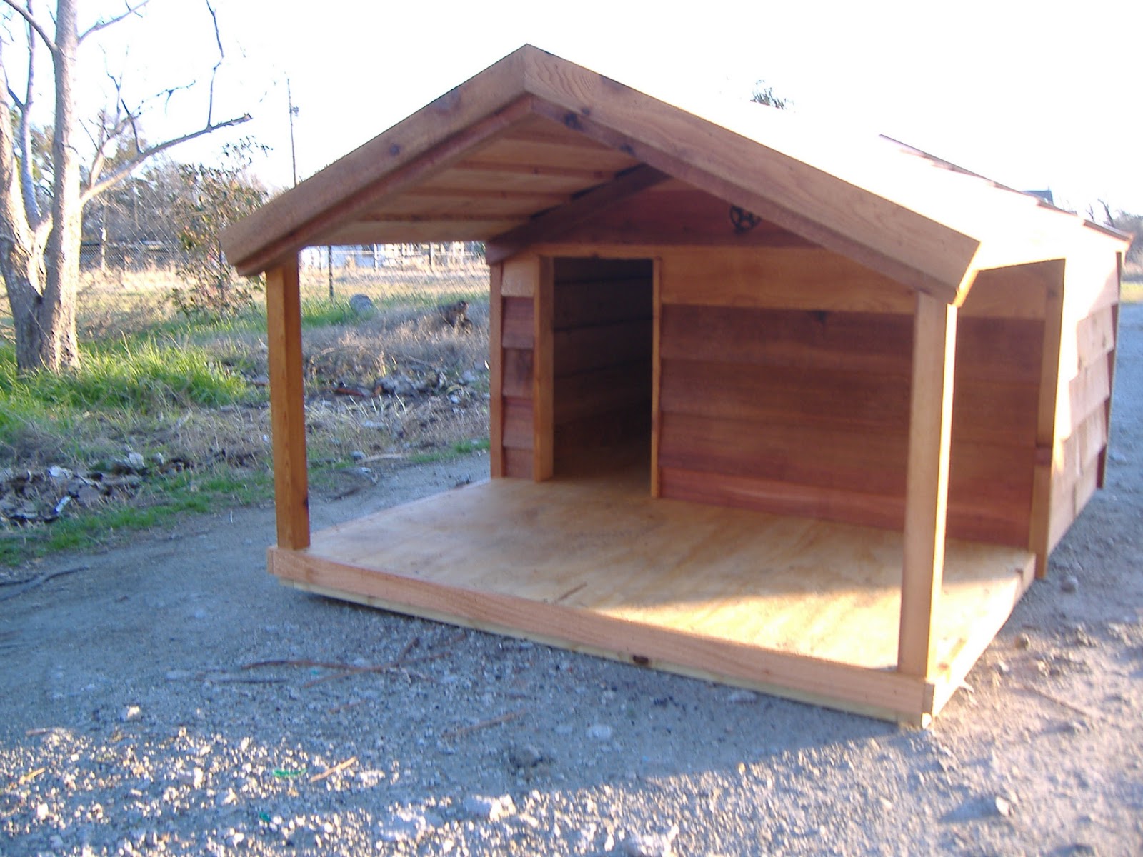 Custom Ac Heated Insulated Dog House: Custom Cedar Dog 